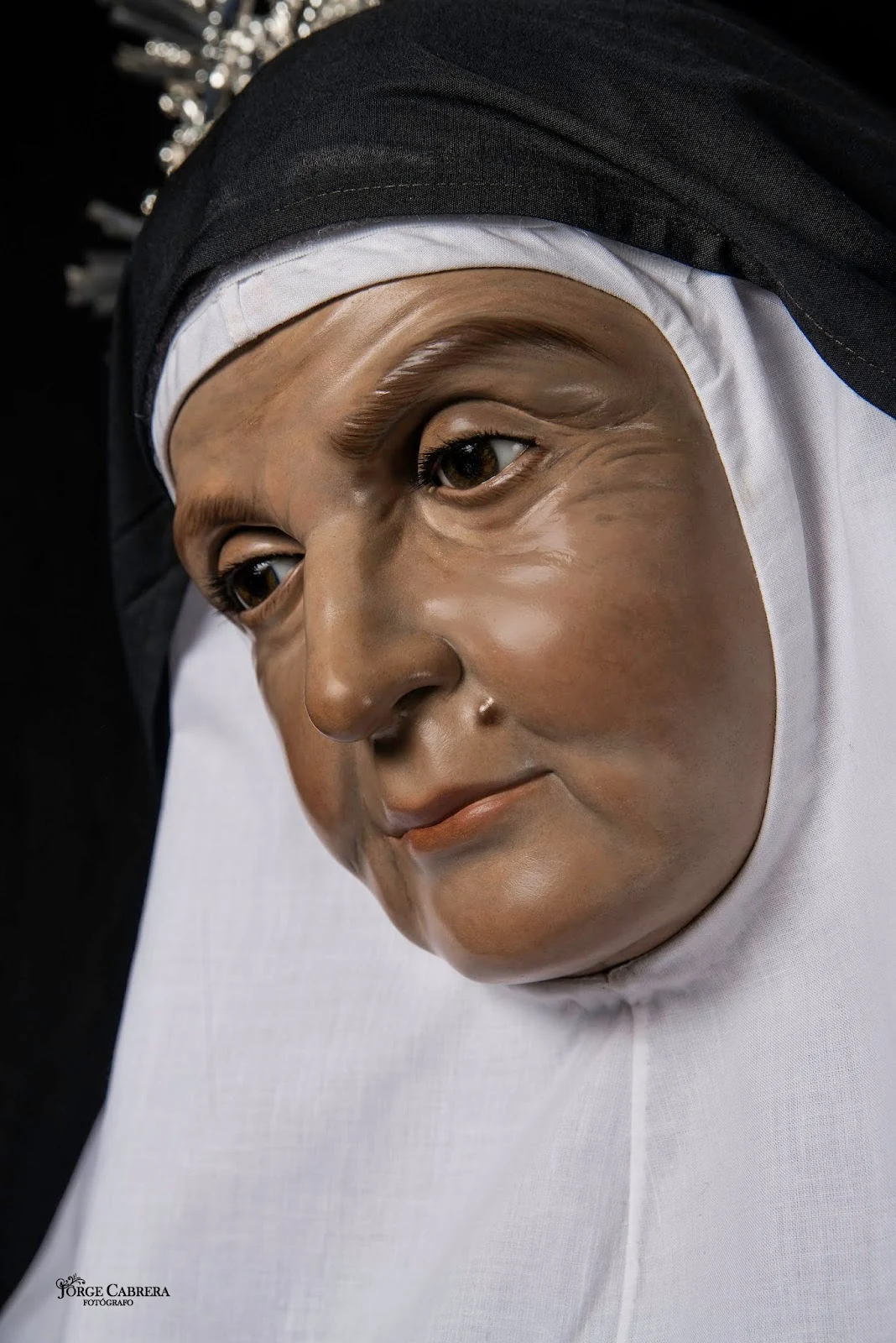 Santa Ángela de la Cruz, obra de Antonio Luis Troya